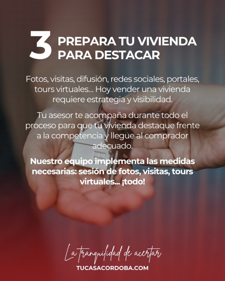 Prapara la vivienda para destacar